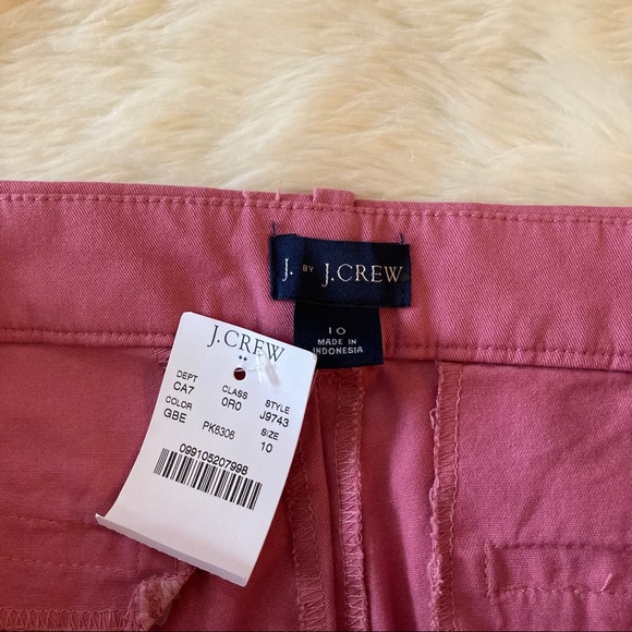 J.Crew Cameron Pink Slim Crop Midrise Chino Pant - Picture 12 of 12